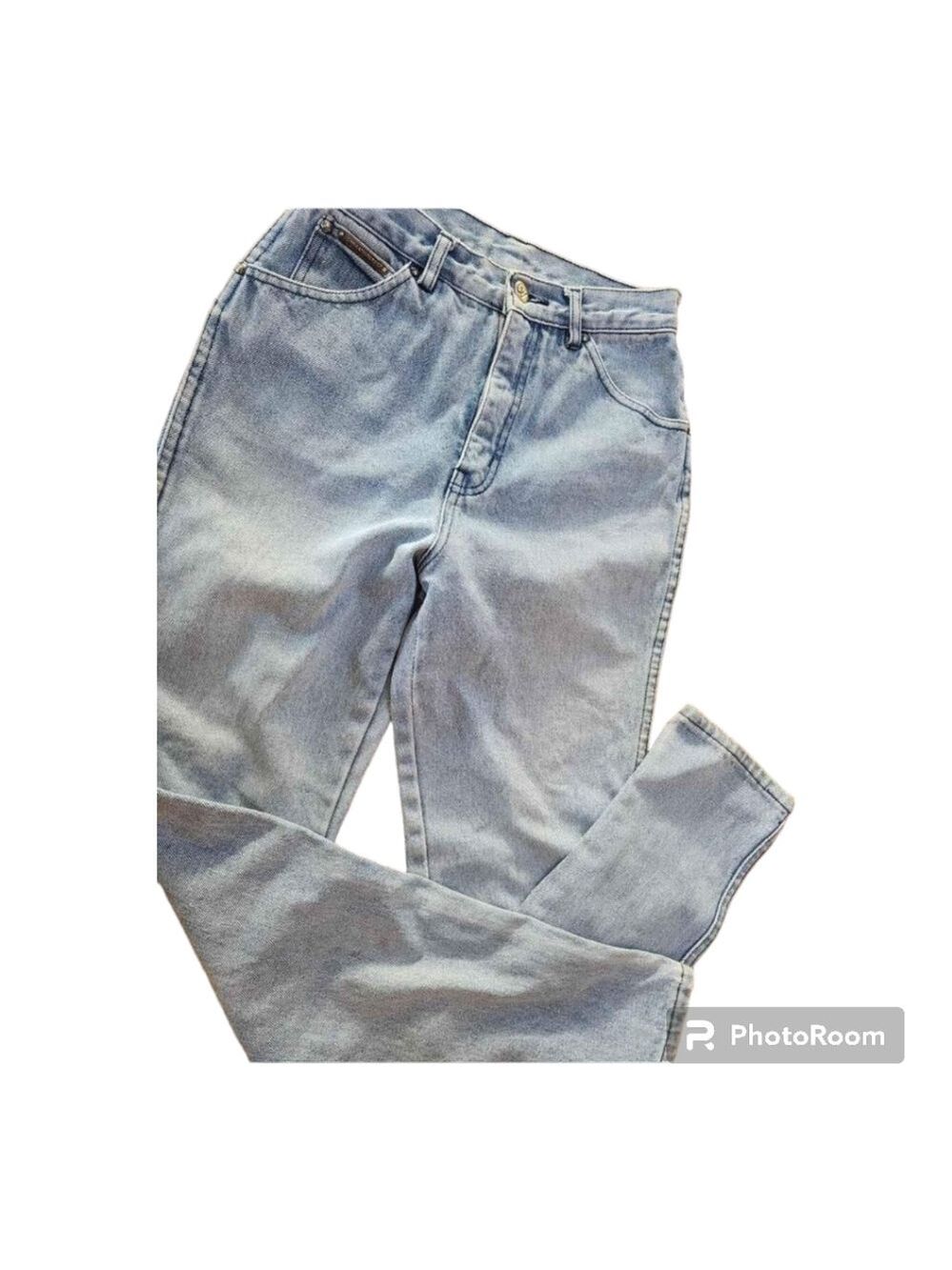 Juniors Size 7 Vintage Gloria Vanderbilt Light Blue Skinny Denim Jeans